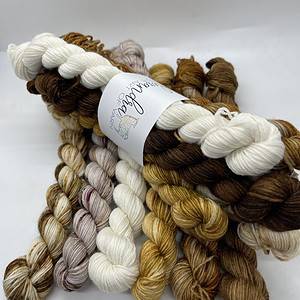 candy inspired indie dyed yarn charming chocolate hues