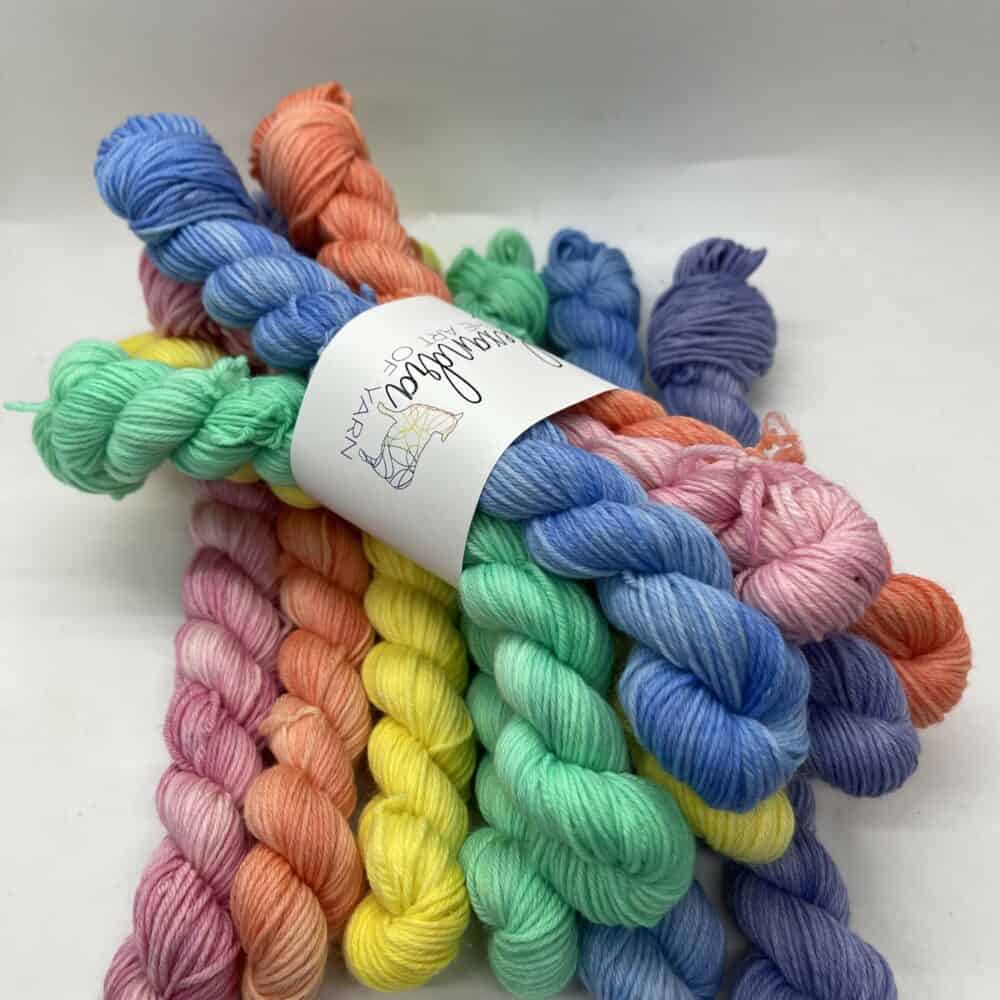 candy inspired indie dyed yarn sweet n smart hues