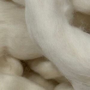 Merino Top 18 Micron Natural Undyed Fiber - 1 oz